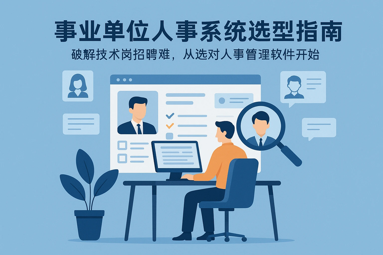 事业单位人事系统选型指南：破解技术岗招聘难，从选对人事管理软件开始