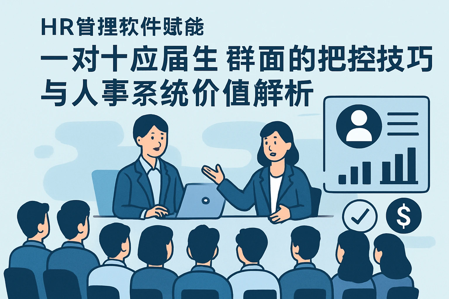 HR管理软件赋能：一对十应届生群面的把控技巧与人事系统价值解析