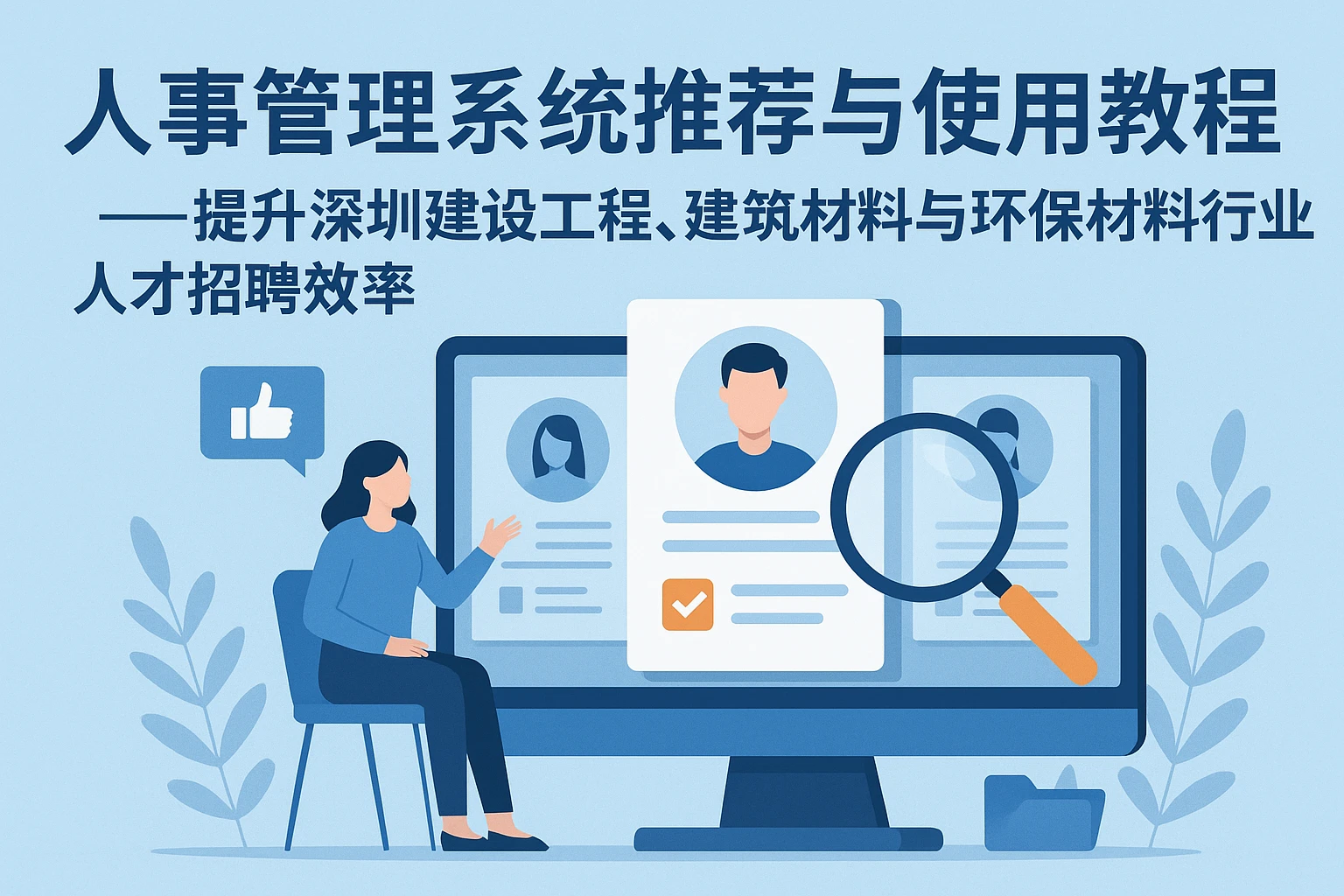 人事管理系统推荐与使用教程——提升深圳建筑工程、建筑材料与环保材料行业人才招聘效率