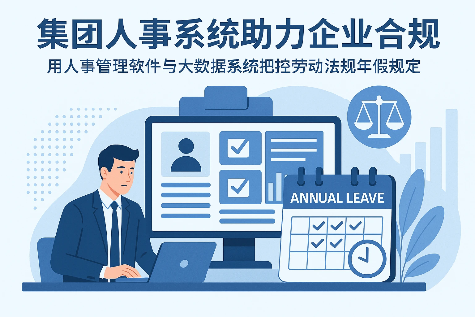 集团人事系统助力企业合规：用人事管理软件与大数据系统把控劳动法规年假规定