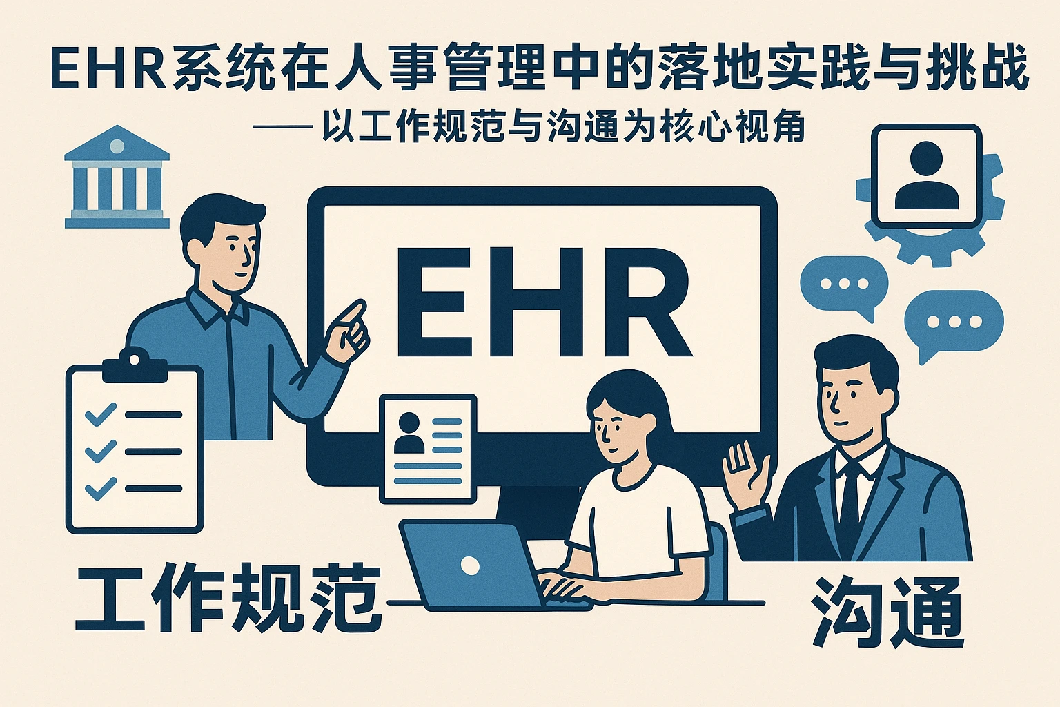 EHR系统在人事管理中的落地实践与挑战——以工作规范与沟通为核心视角