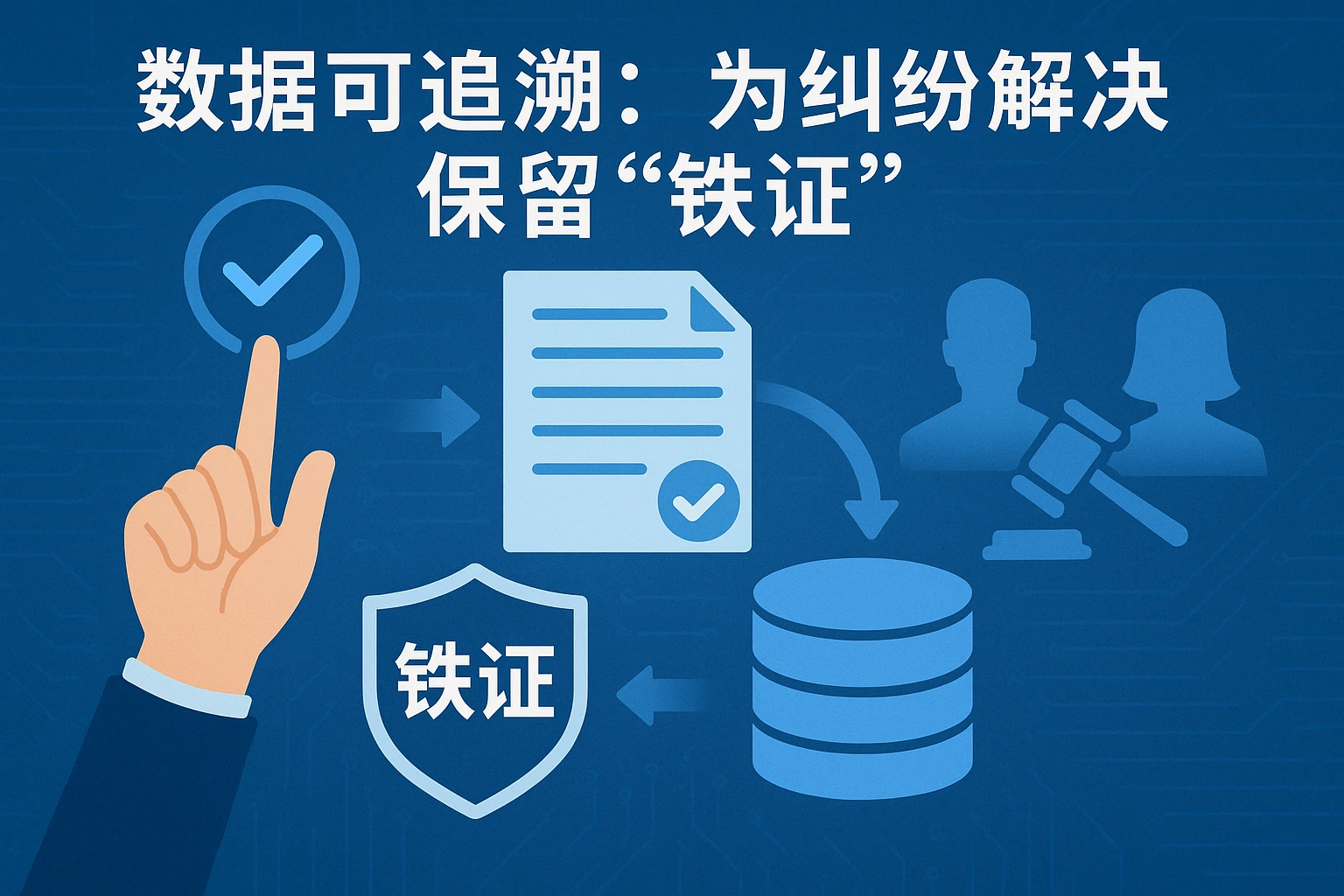 2. 数据可追溯：为纠纷解决保留“铁证”