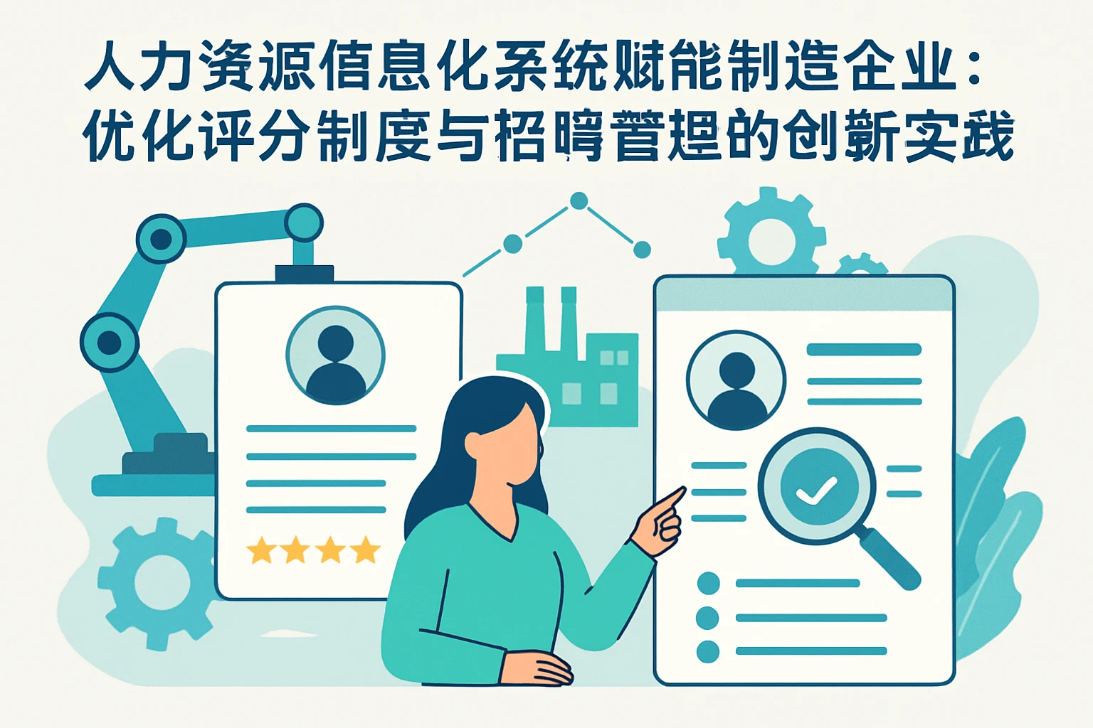 人力资源信息化系统赋能制造企业：优化评分制度与招聘管理的创新实践