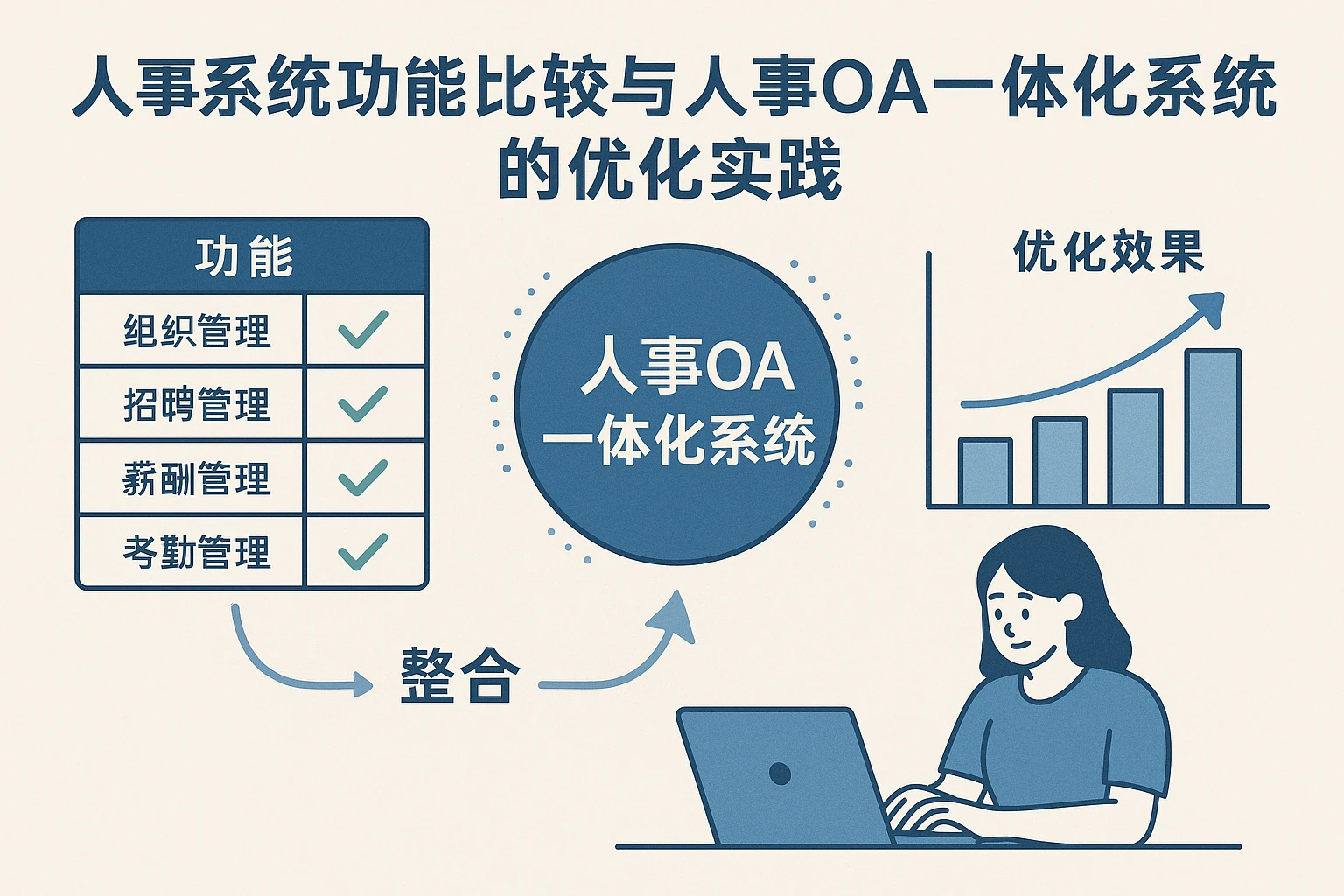 人事系统功能比较与人事OA一体化系统的优化实践