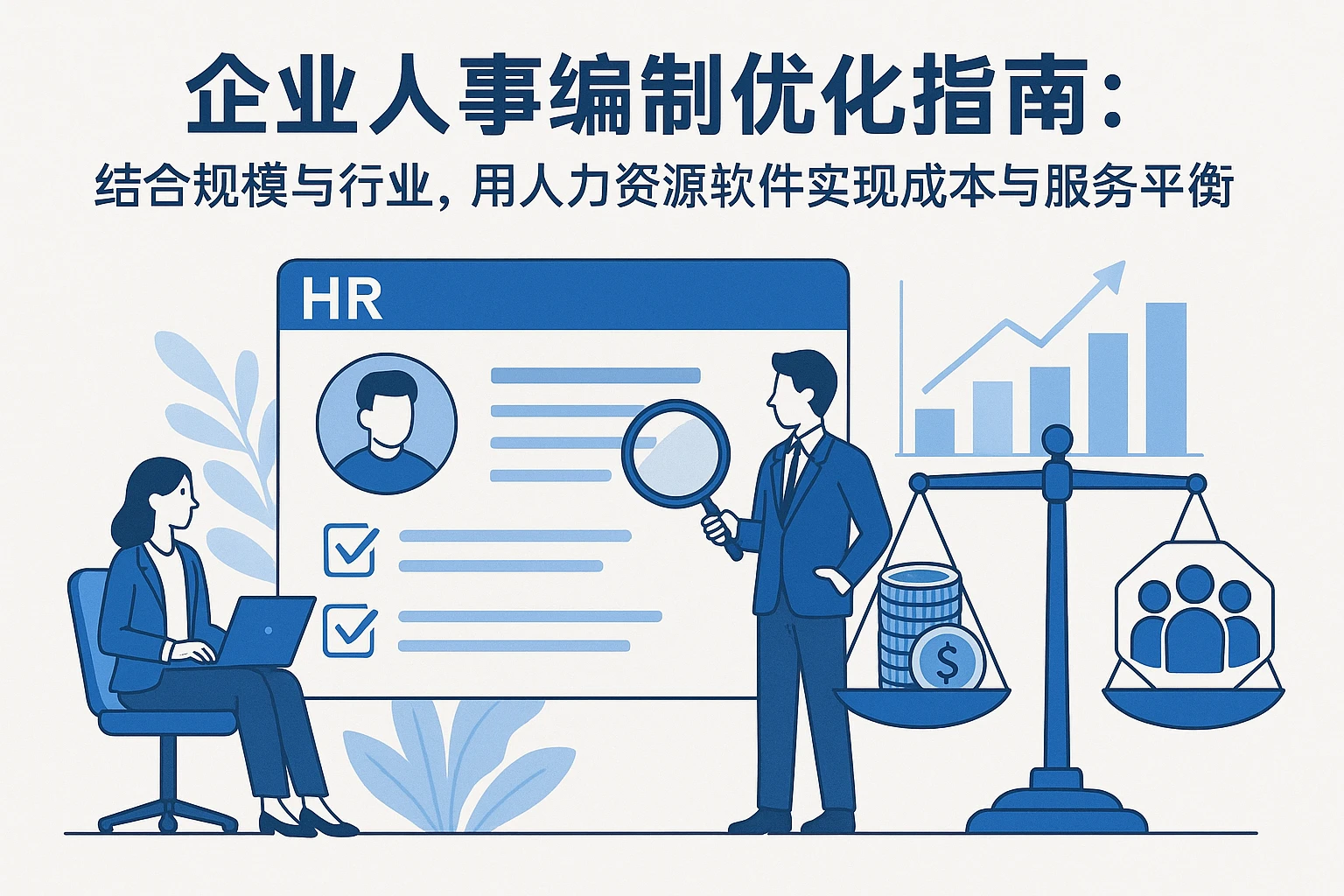 企业人事编制优化指南：结合规模与行业，用人力资源软件实现成本与服务平衡