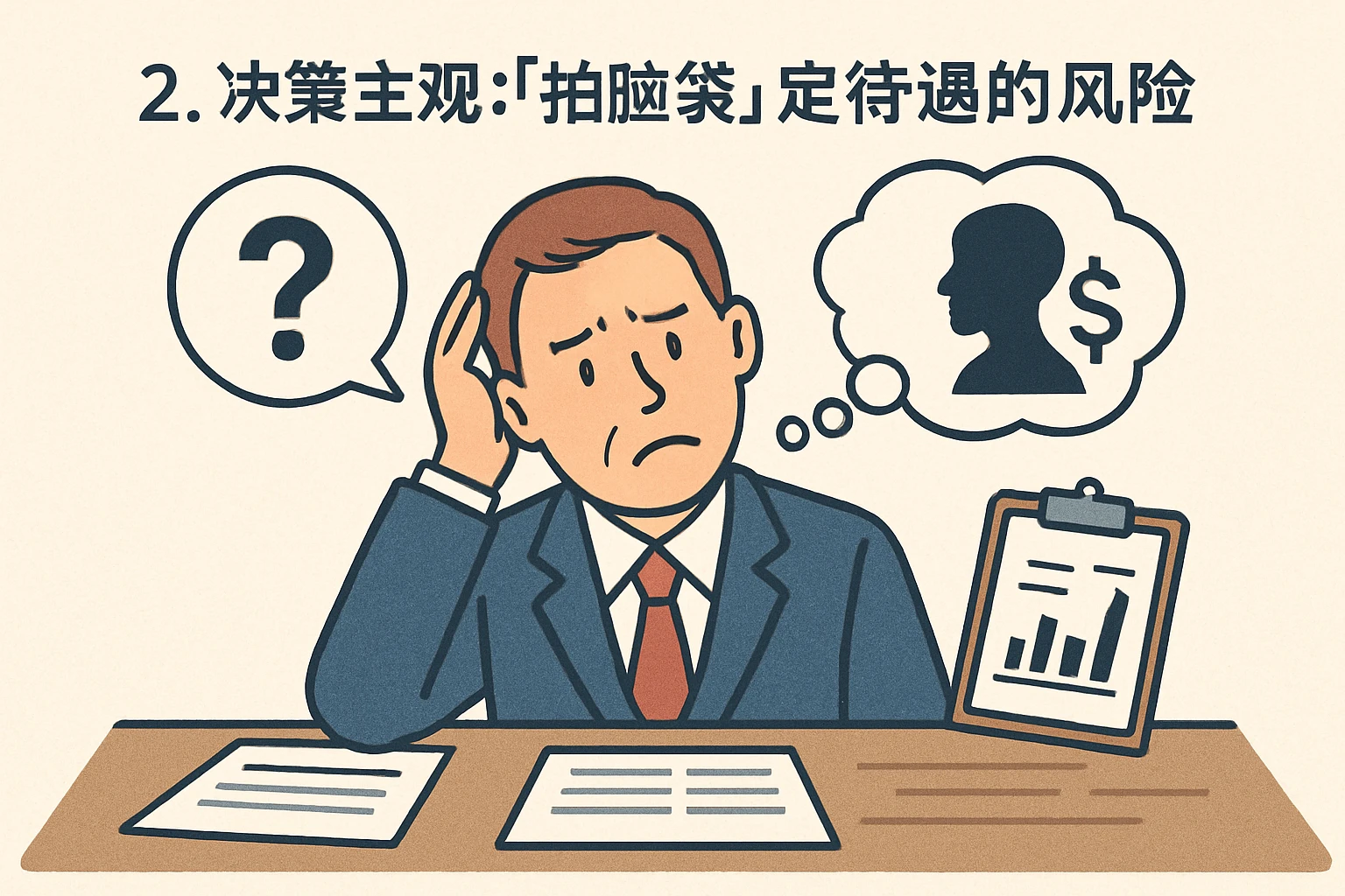 2. 决策主观：“拍脑袋”定待遇的风险