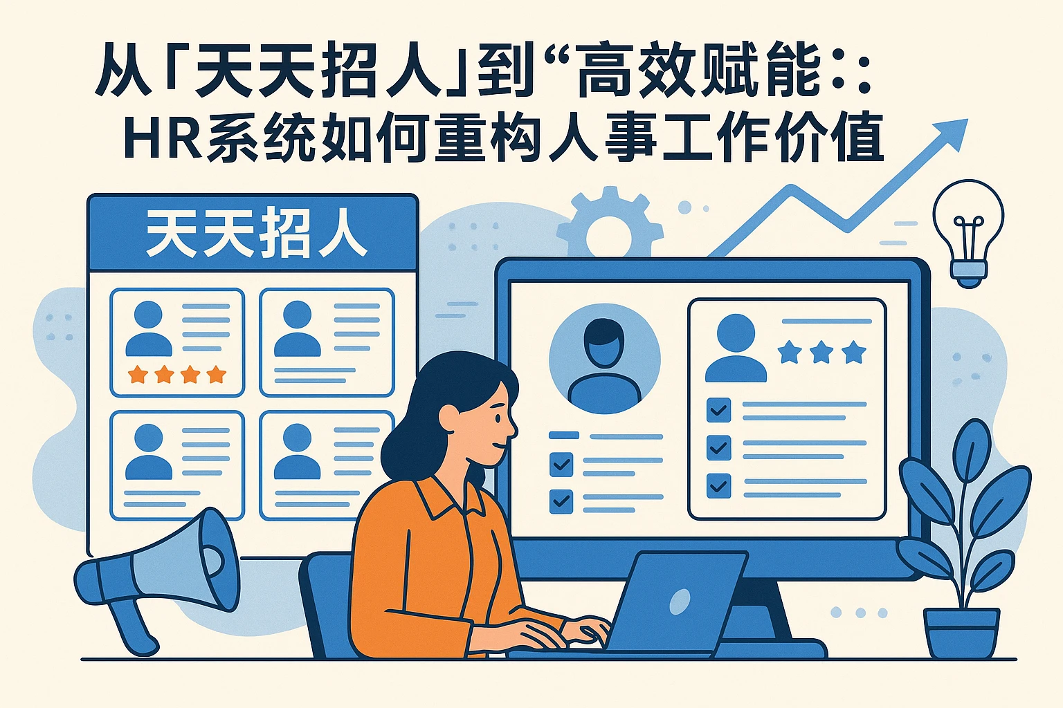 从“天天招人”到“高效赋能”：HR系统如何重构人事工作价值