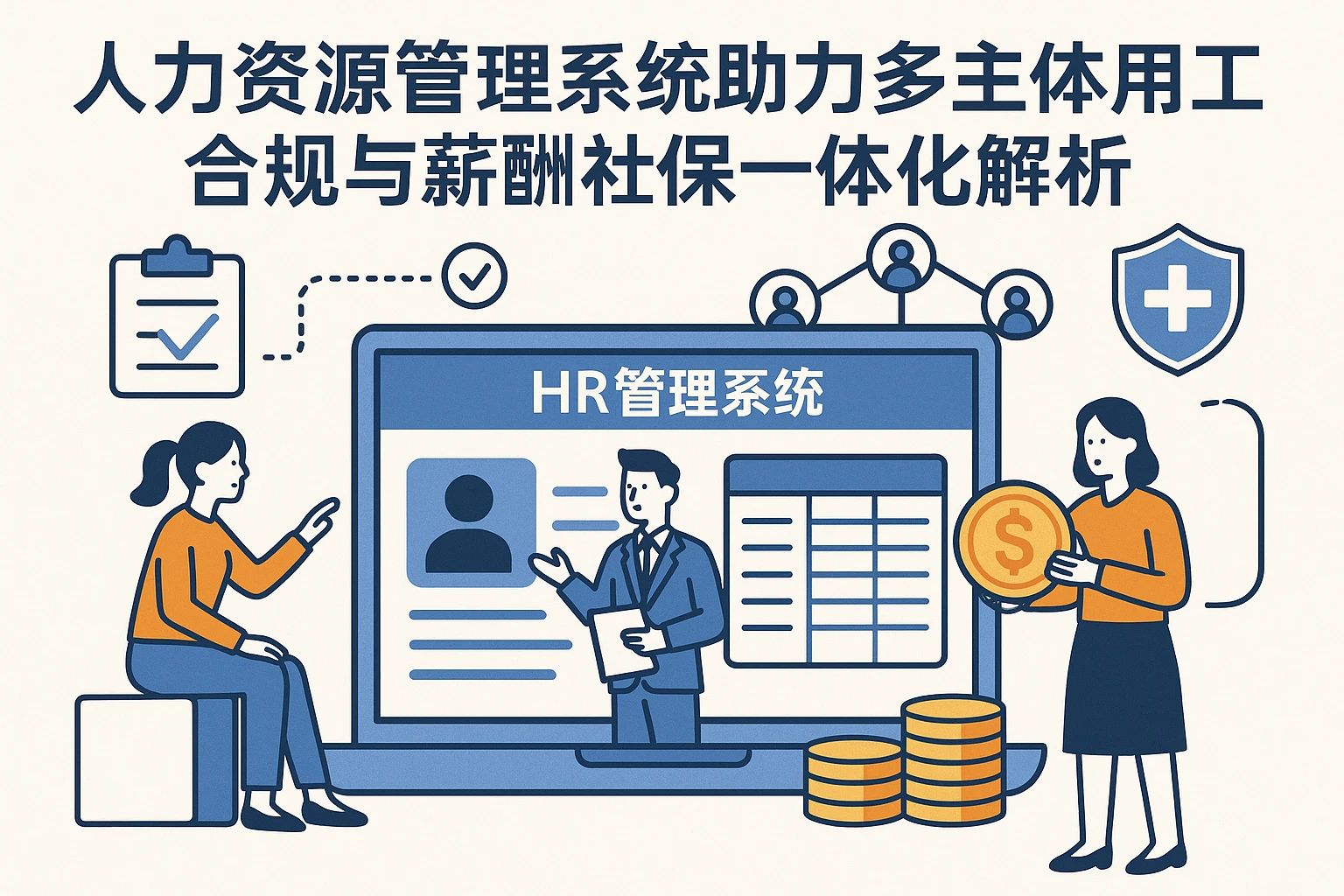 人力资源管理系统助力多主体用工合规与薪酬社保一体化解析