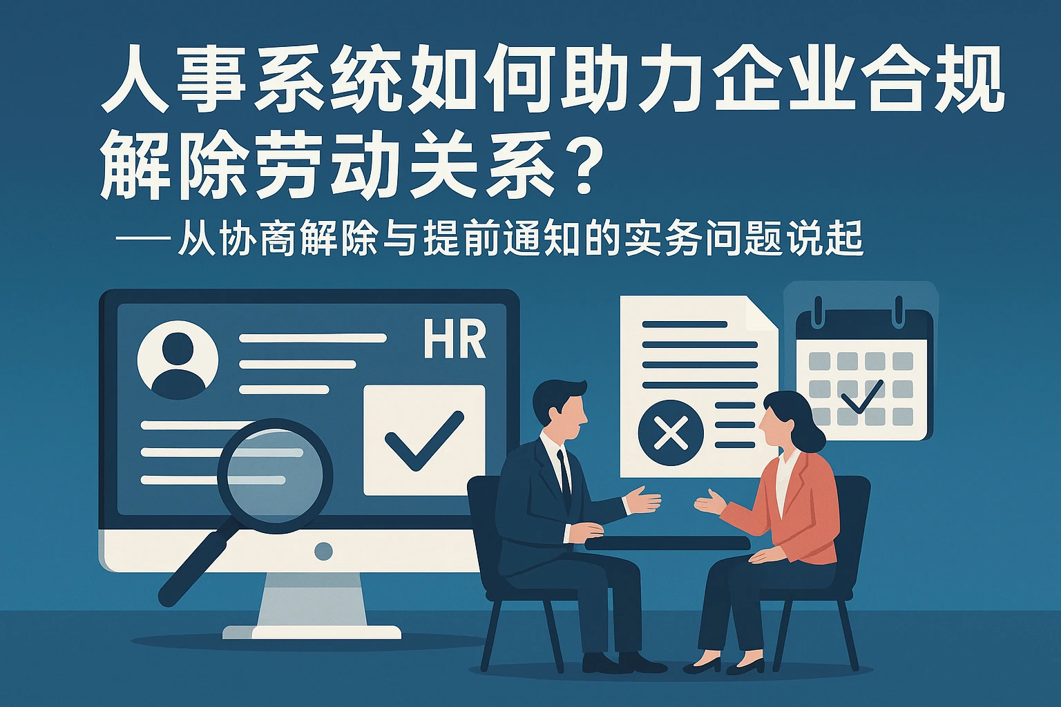 人事系统如何助力企业合规解除劳动关系？——从协商解除与提前通知的实务问题说起