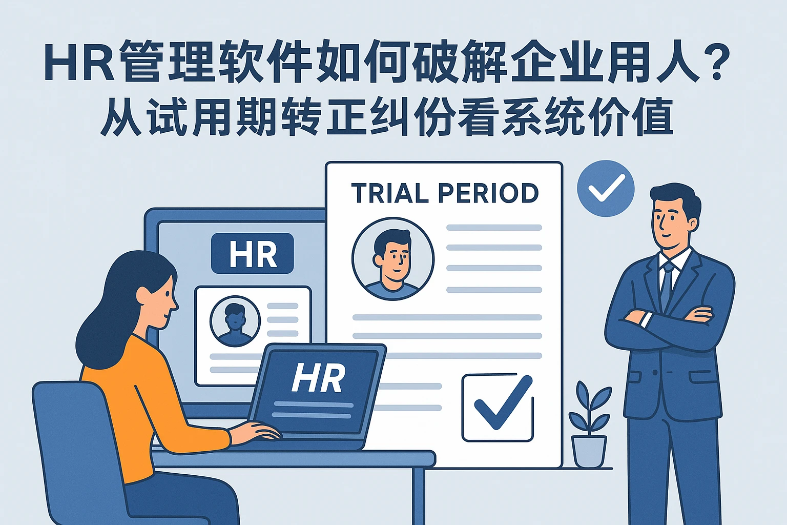 HR管理软件如何破解企业用人痛点？从试用期转正纠纷看系统价值