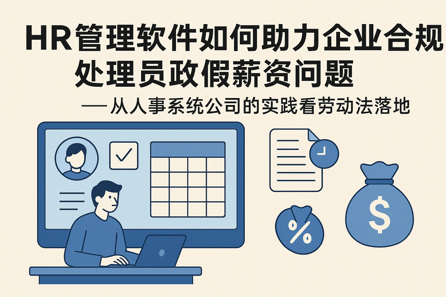 HR管理软件如何助力企业合规处理员工放假薪资问题——从人事系统公司的实践看劳动法落地
