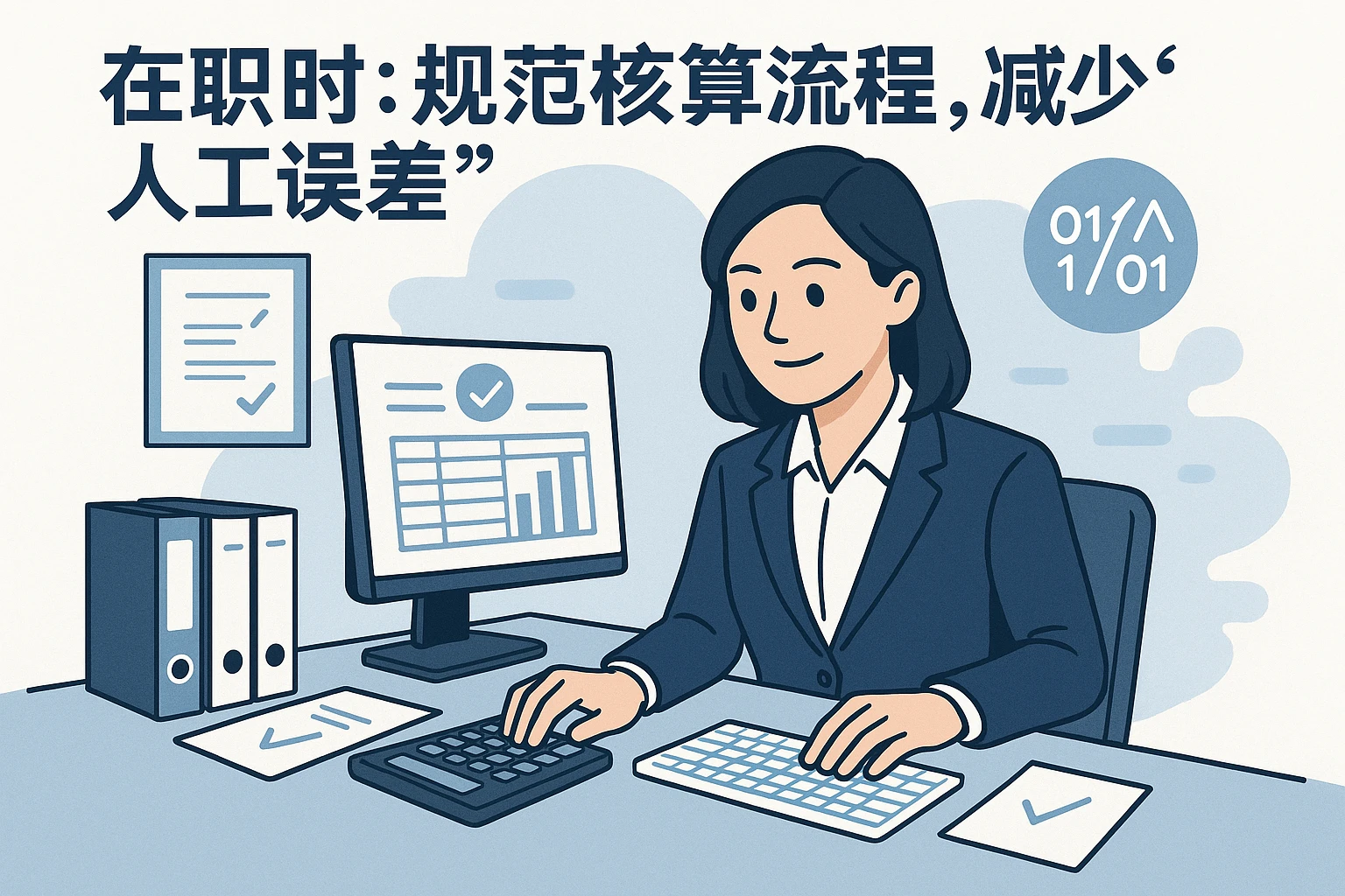 2. 在职时：规范核算流程，减少“人工误差”