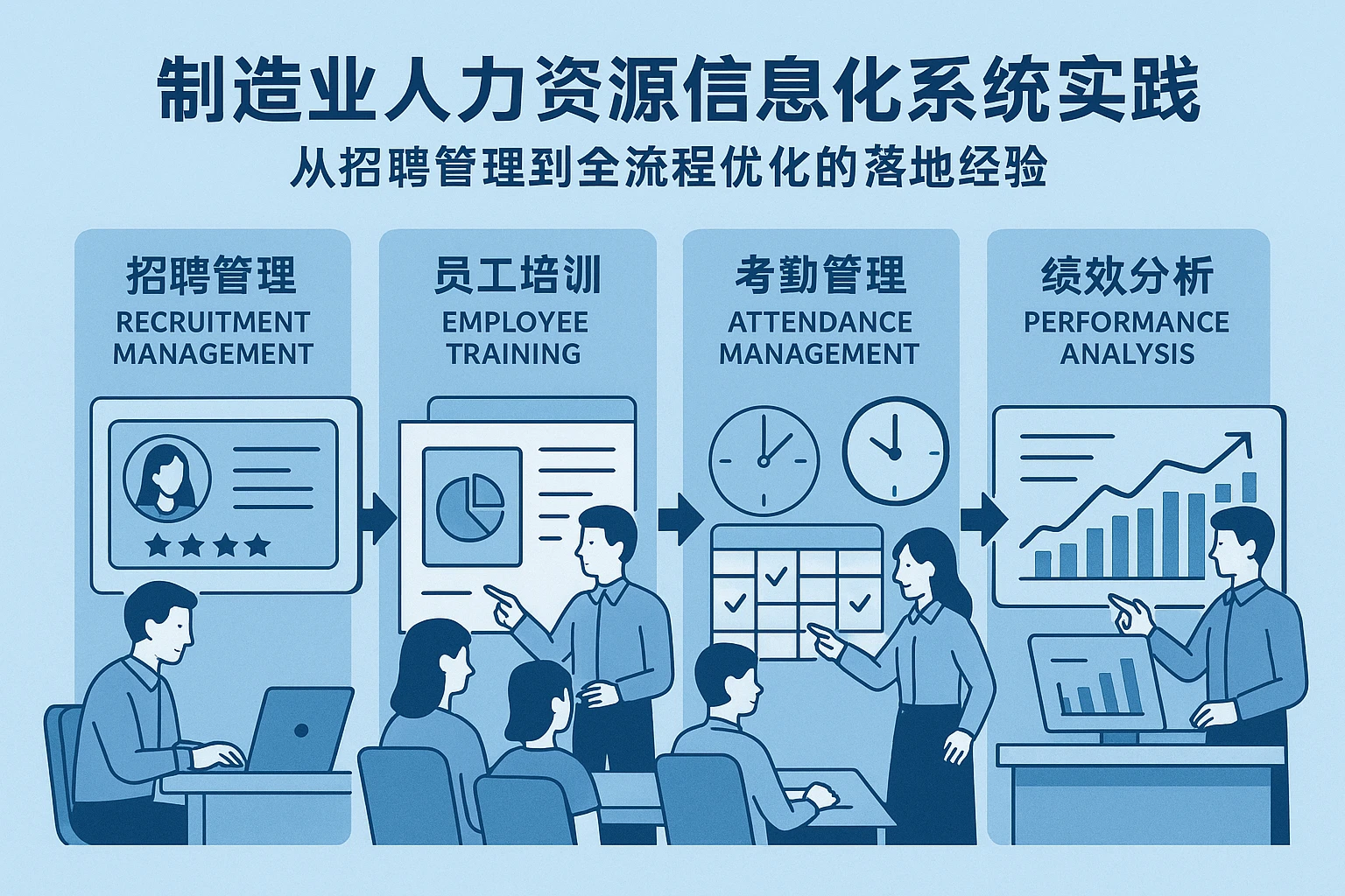 制造业人力资源信息化系统实践：从招聘管理到全流程优化的落地经验