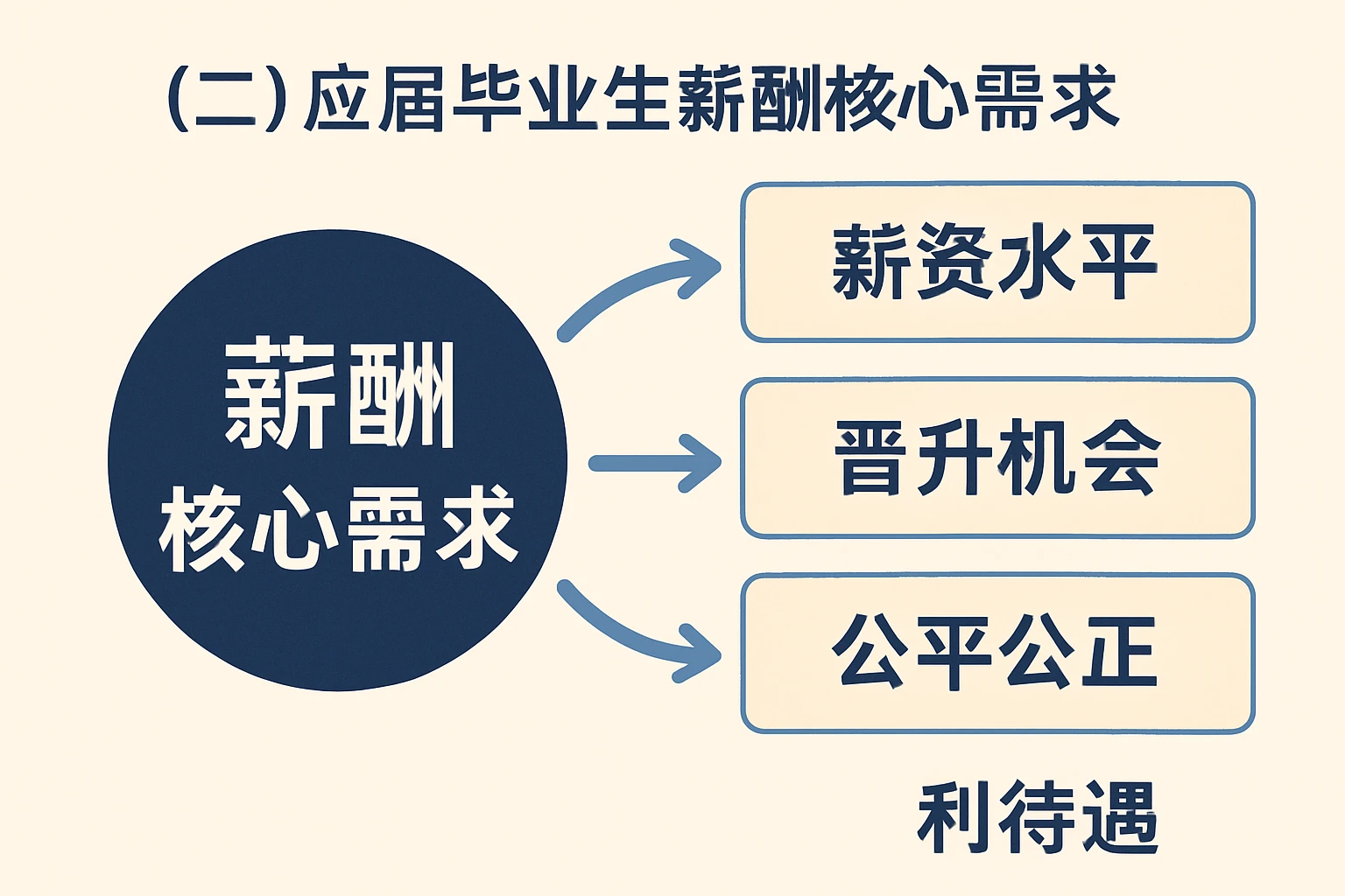 （二）应届毕业生的薪酬核心需求