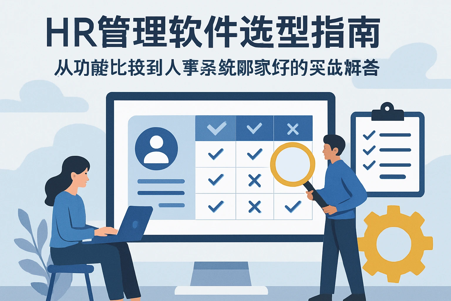 HR管理软件选型指南：从功能比较到人事系统哪家好的实战解答
