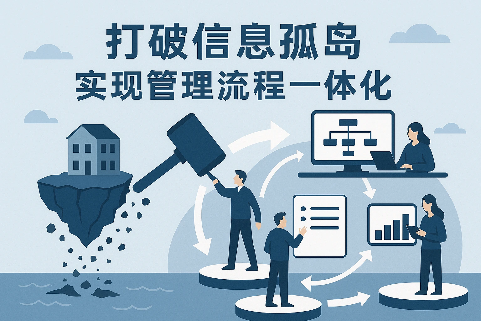 打破信息孤岛，实现管理流程一体化