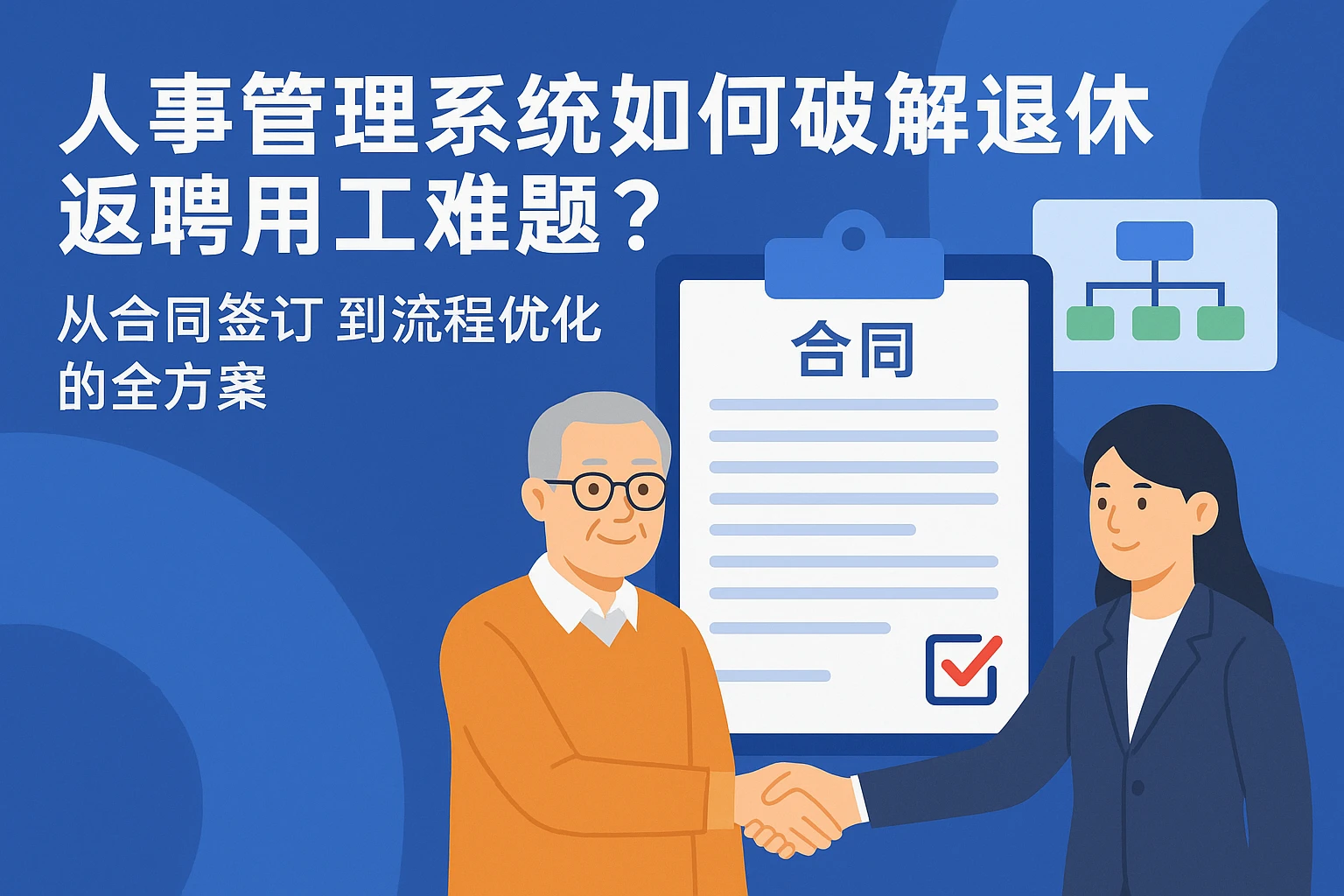人事管理系统如何破解退休返聘用工难题？从合同签订到流程优化的全方案