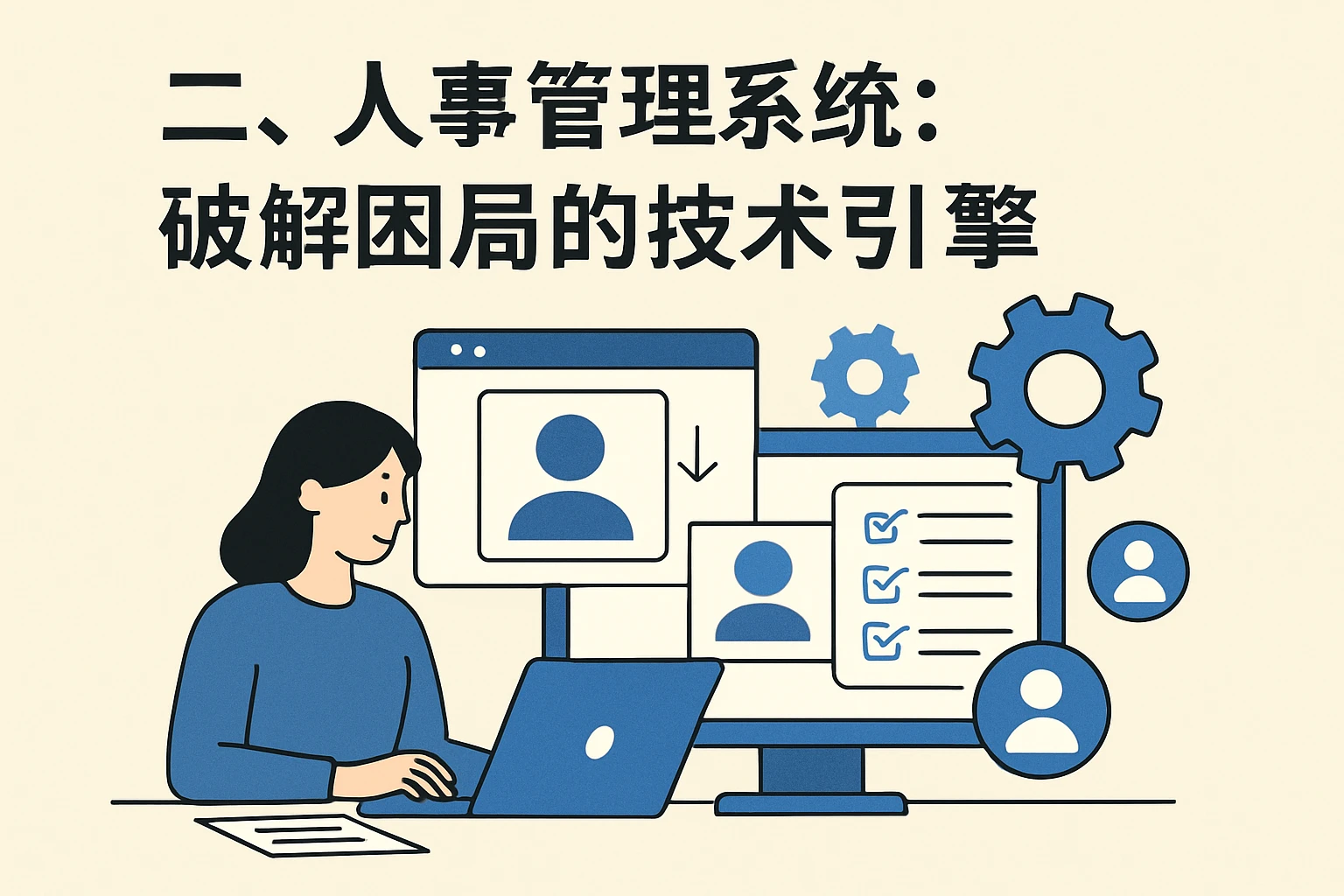 二、人事管理系统：破解困局的技术引擎