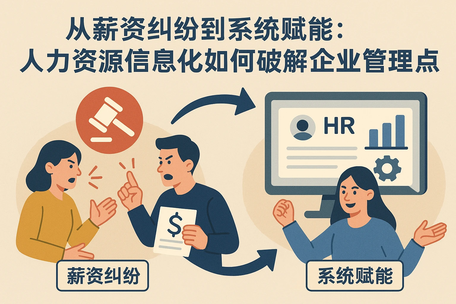 从薪资纠纷到系统赋能：人力资源信息化如何破解企业管理痛点