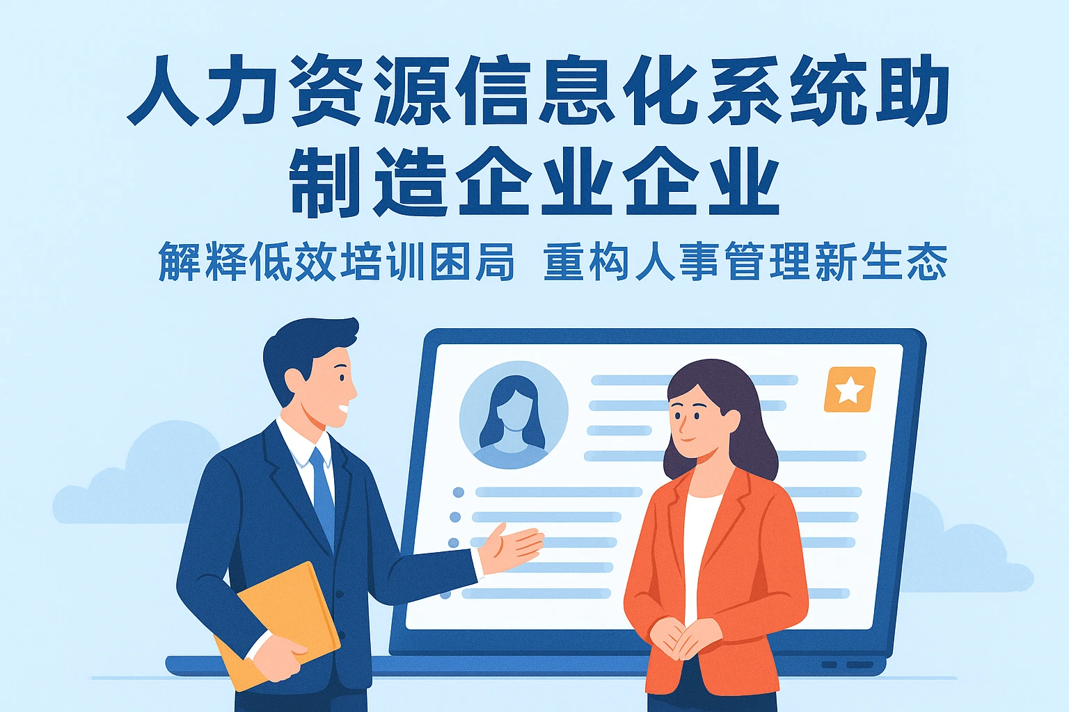 人力资源信息化系统助力制造企业：破解低效培训困局，重构人事管理新生态