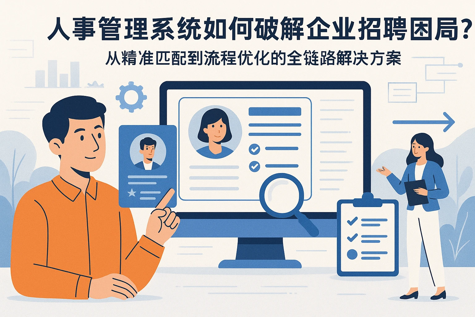 人事管理系统如何破解企业招聘困局？从精准匹配到流程优化的全链路解决方案