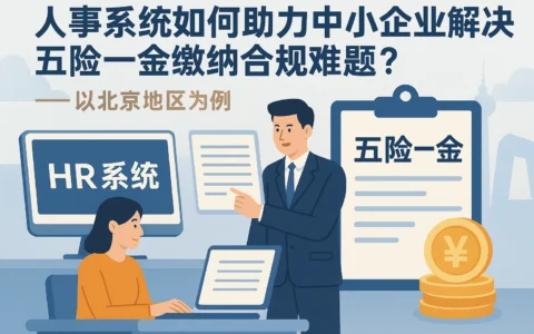 人事系统如何助力中小企业解决五险一金缴纳合规难题？——以北京地区为例