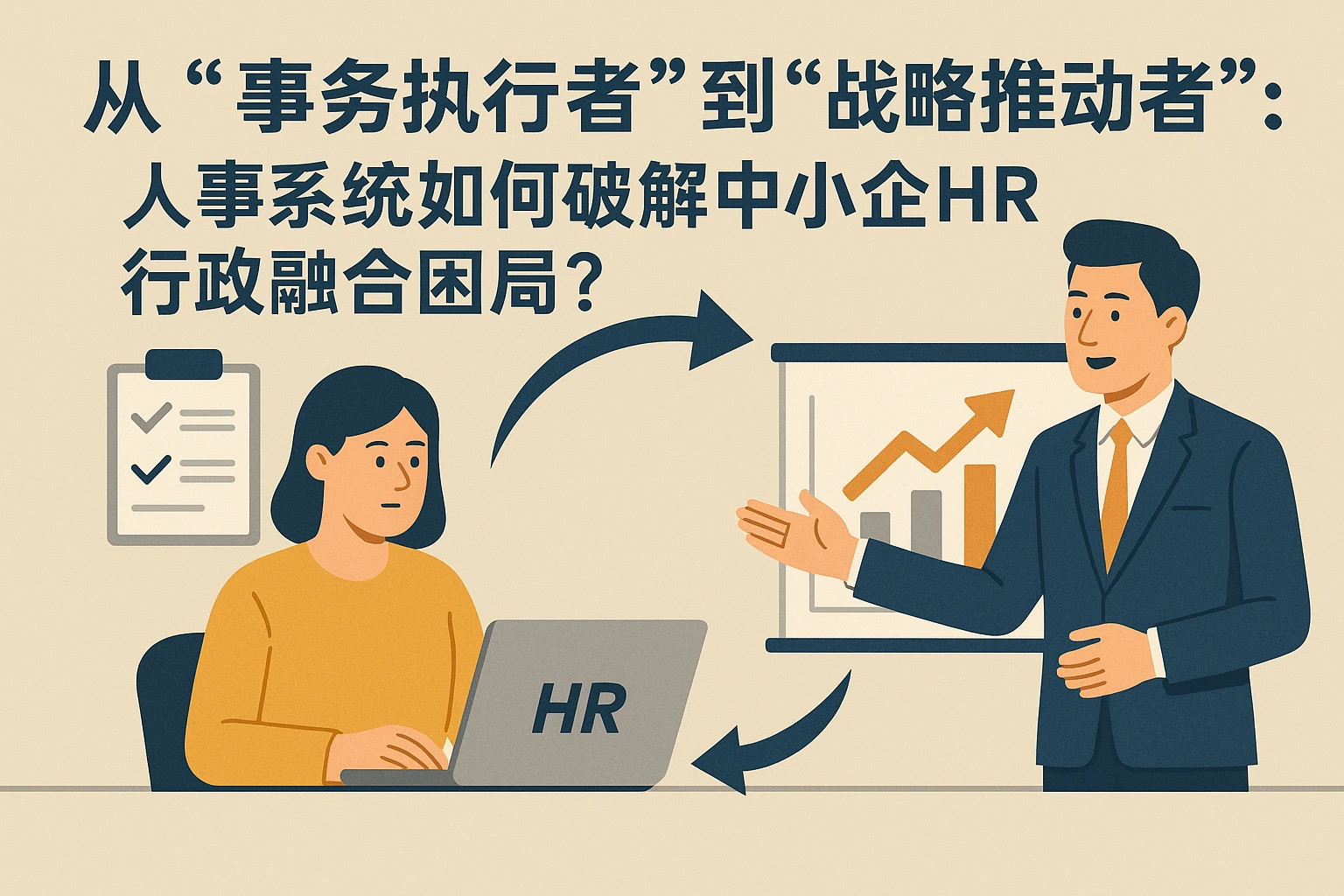 从“事务执行者”到“战略推动者”：人事系统如何破解中小企HR行政融合困局？