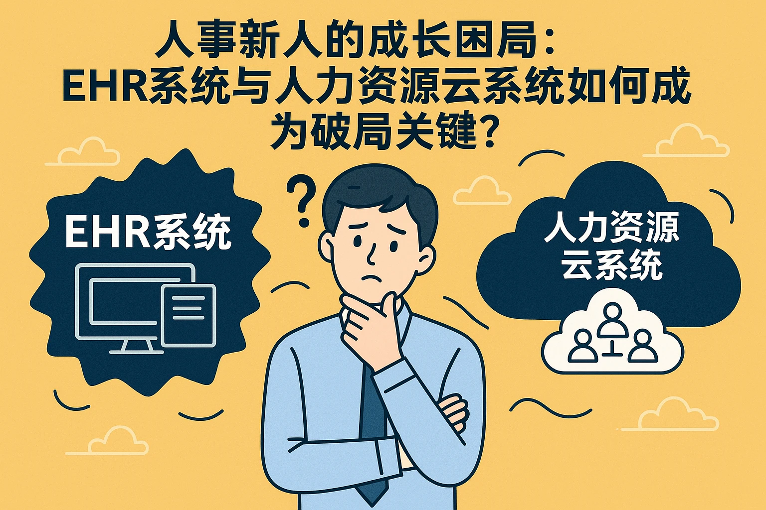 人事新人的成长困局：EHR系统与人力资源云系统如何成为破局关键？