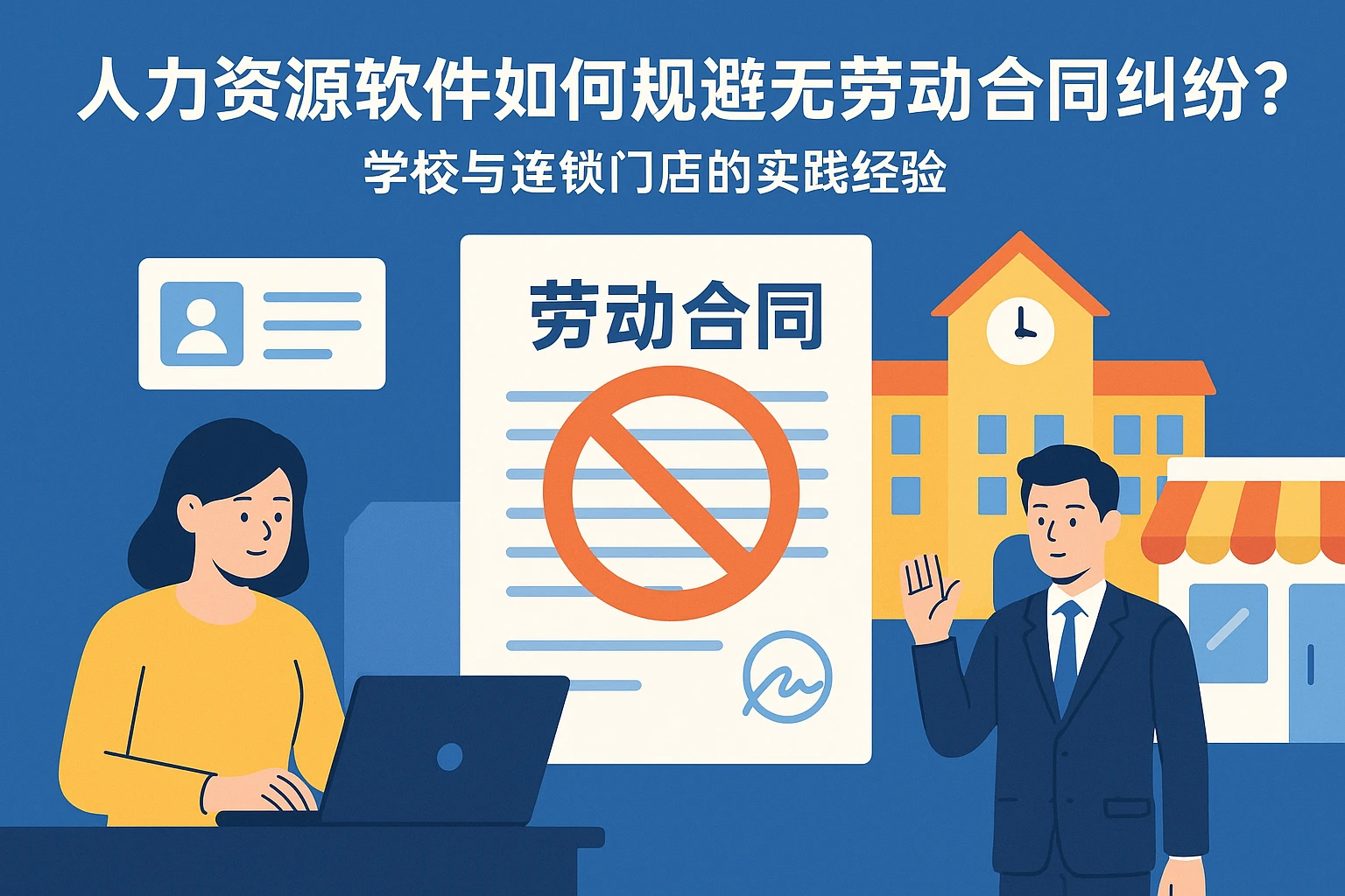 人力资源软件如何规避无劳动合同纠纷？学校与连锁门店的实践经验