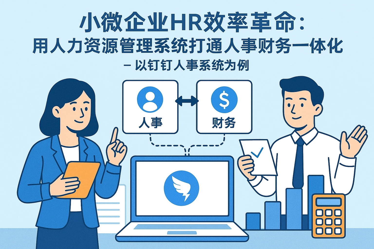 小微企业HR效率革命：用人力资源管理系统打通人事财务一体化——以钉钉人事系统为例