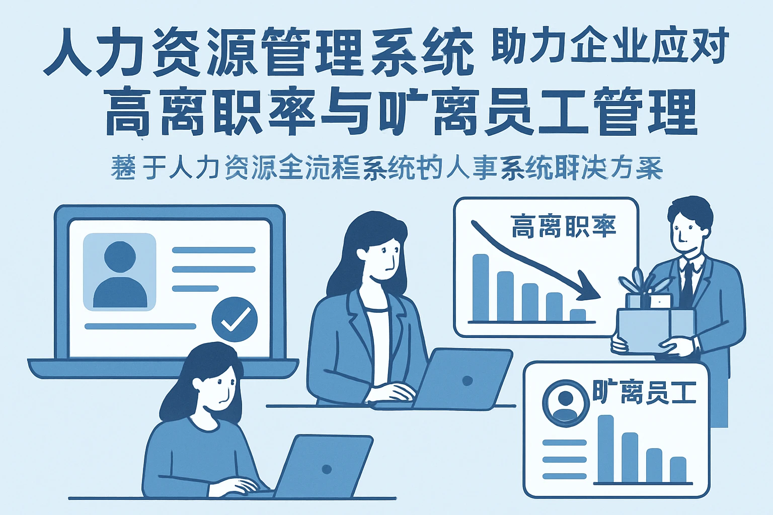 人力资源管理系统助力企业应对高离职率与旷离员工管理——基于人力资源全流程系统的人事系统解决方案