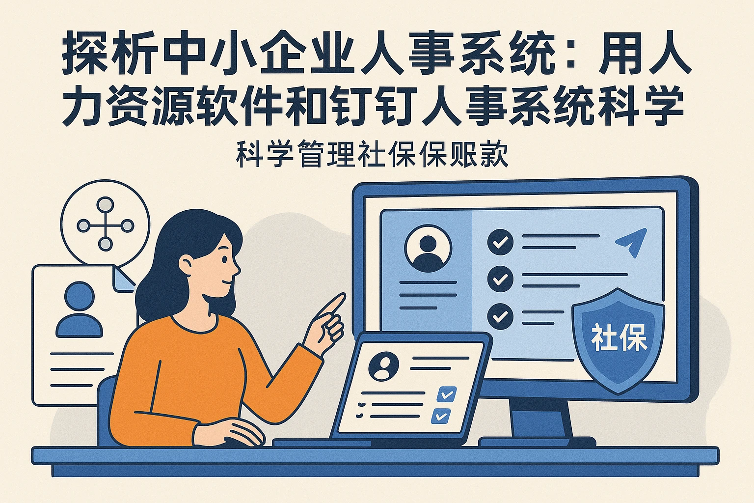 探析中小企业人事系统：用人力资源软件和钉钉人事系统科学管理社保账户