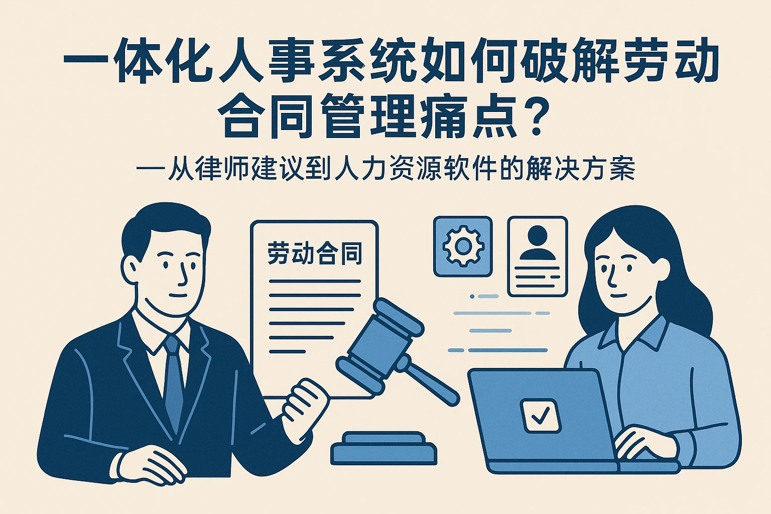 一体化人事系统如何破解劳动合同管理痛点？——从律师建议到人力资源软件的解决方案