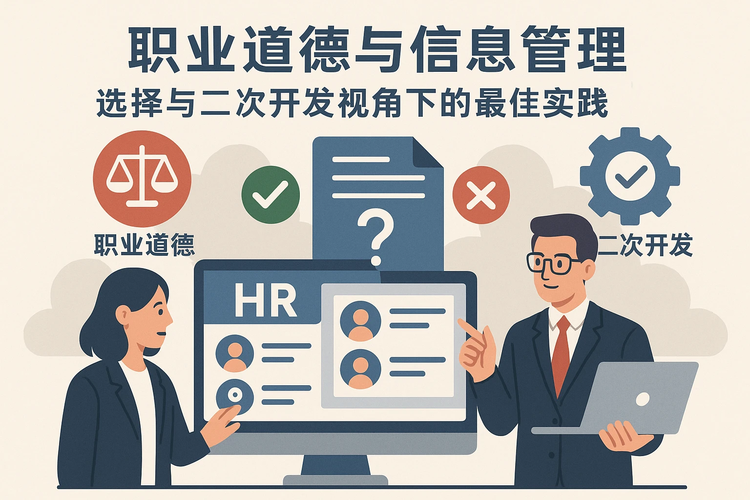 人力资源系统中的职业道德与信息管理：选择与二次开发视角下的最佳实践