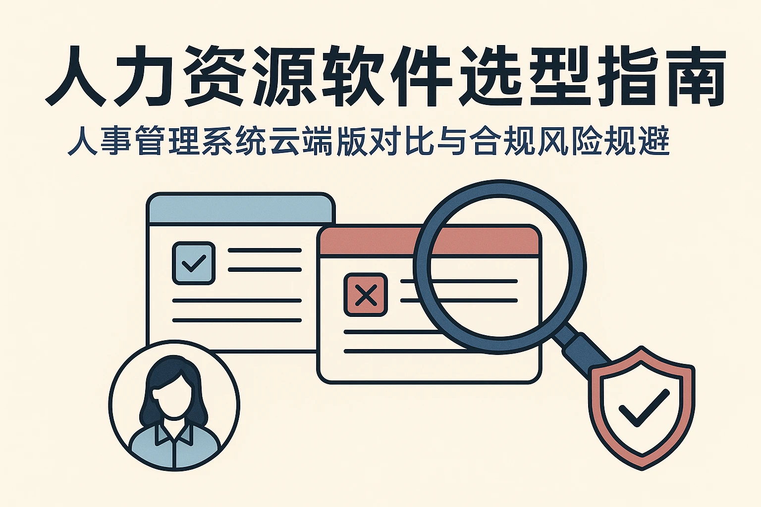 人力资源软件选型指南：人事管理系统云端版对比与合规风险规避