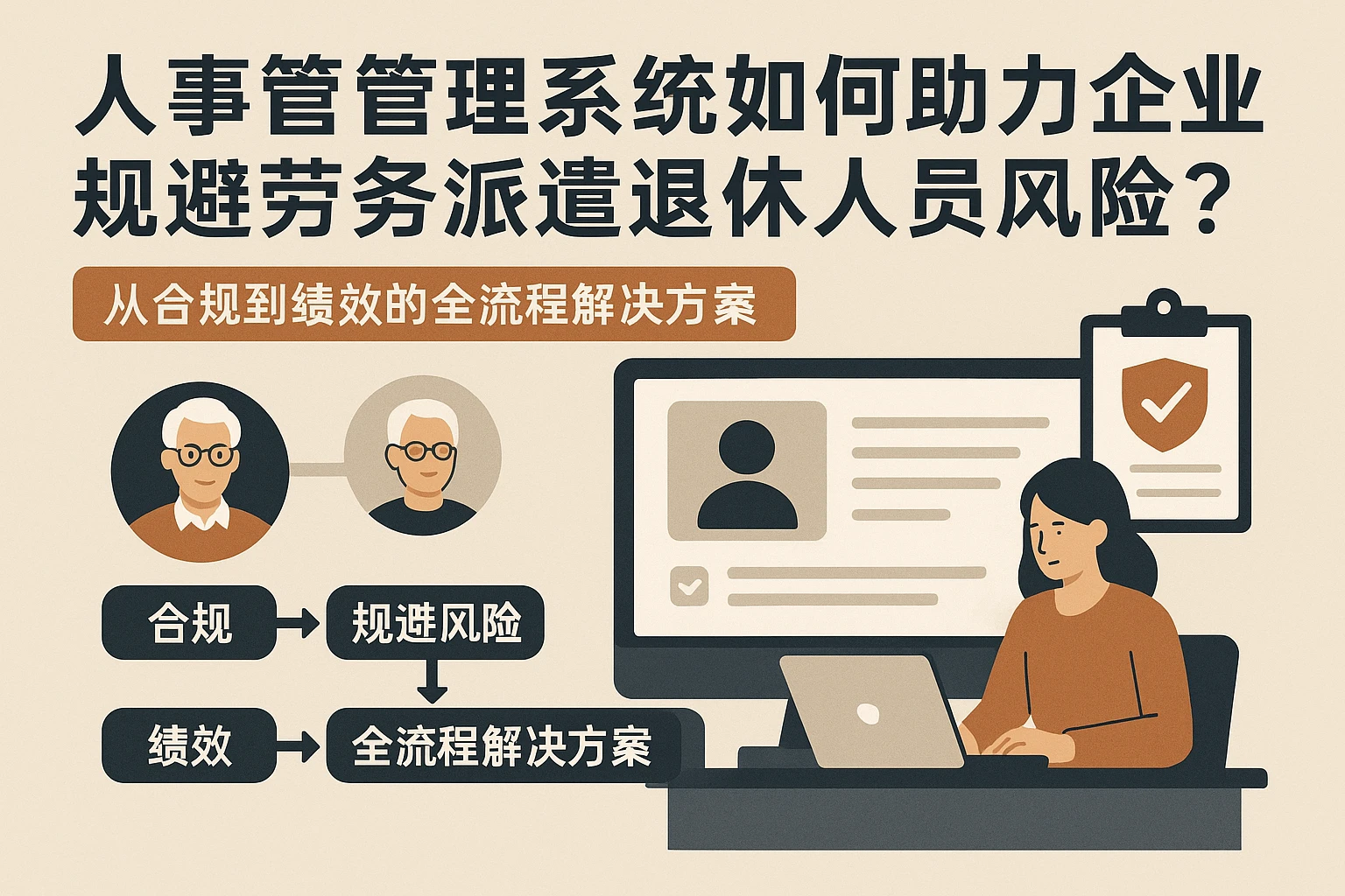 人事管理系统如何助力企业规避劳务派遣退休人员风险？——从合规到绩效的全流程解决方案