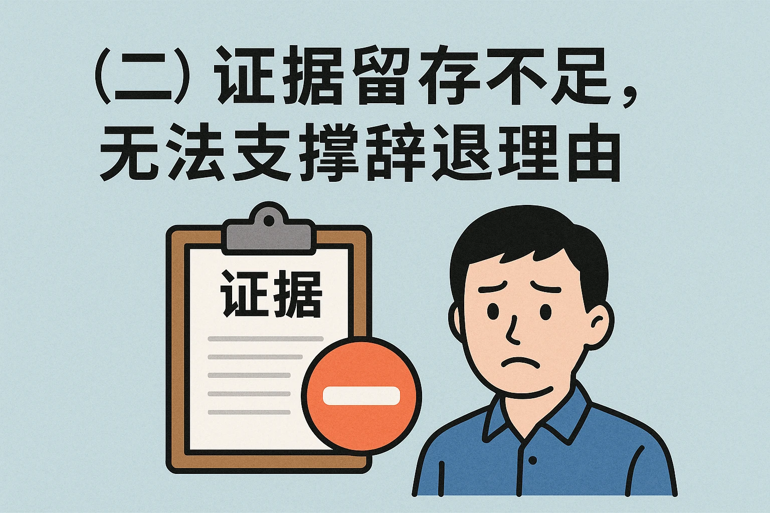 （二）证据留存不足，无法支撑辞退理由