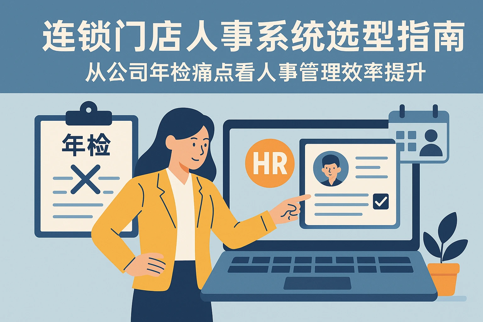 连锁门店人事系统选型指南：从公司年检痛点看人事管理效率提升