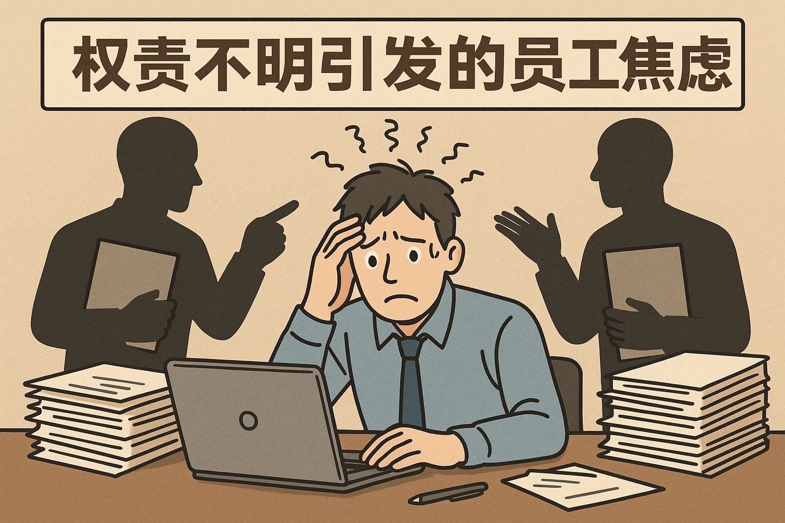 权责不明引发的员工焦虑