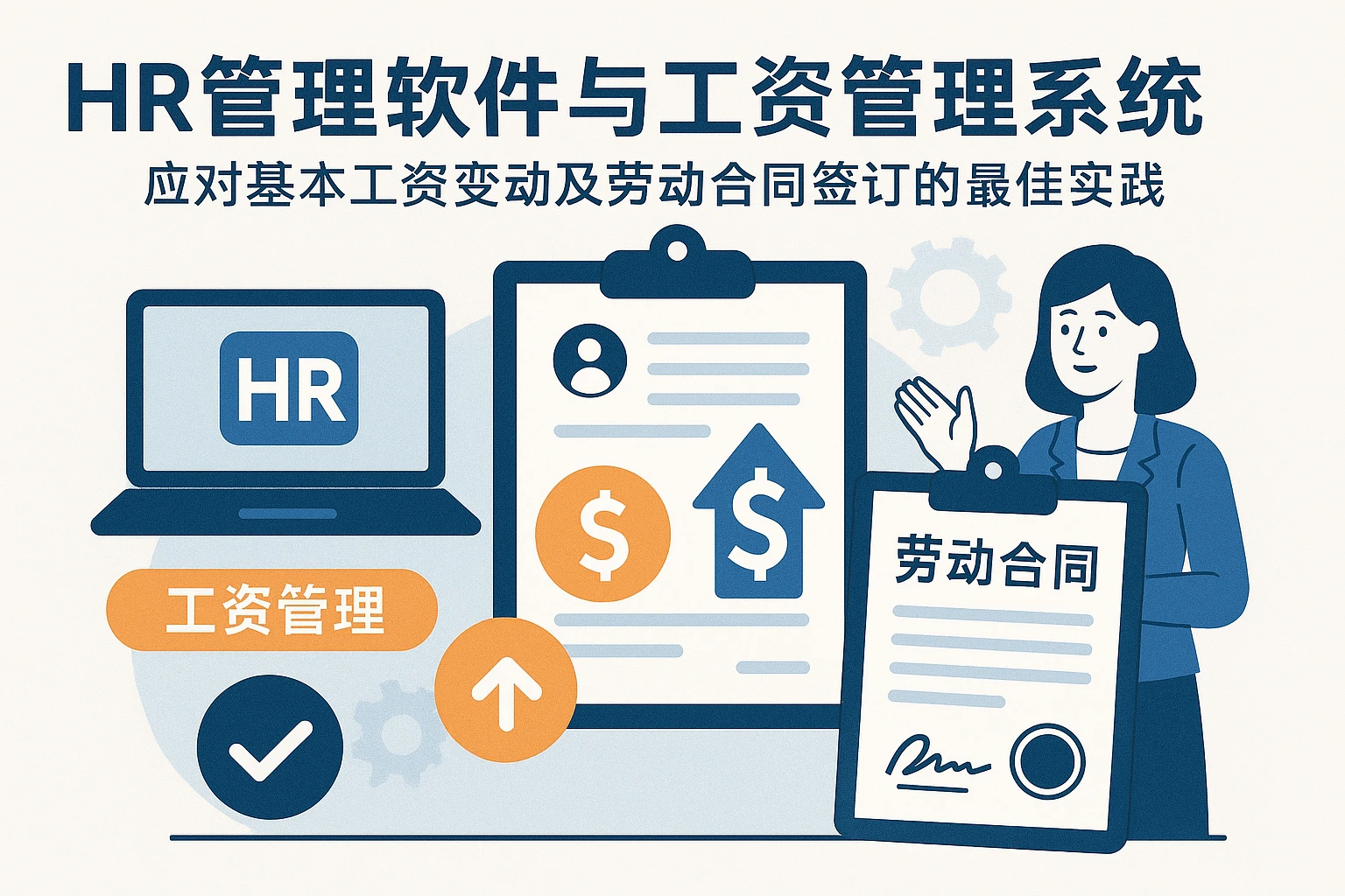 HR管理软件与工资管理系统：应对基本工资变动及劳动合同签订的最佳实践