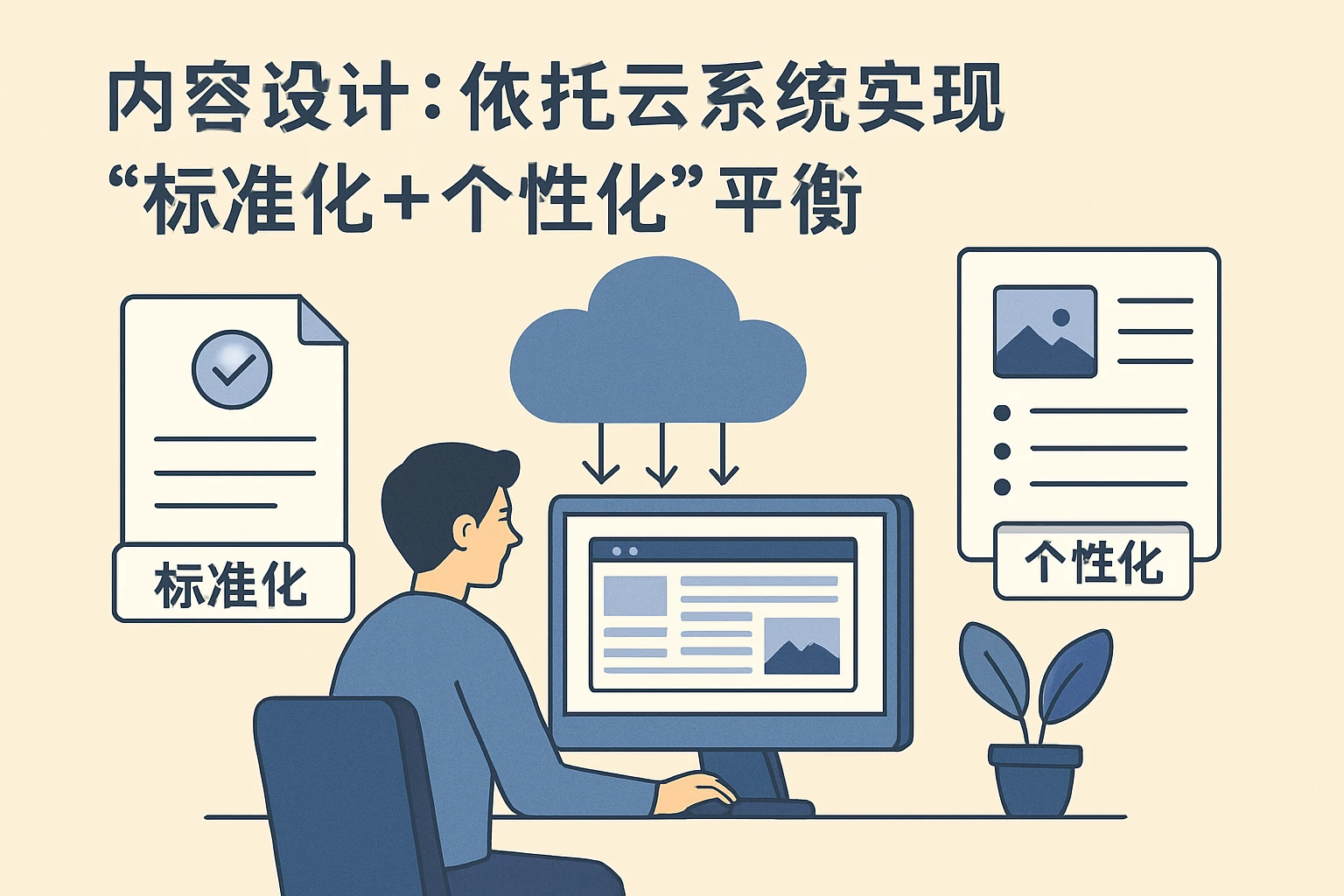 2. 内容设计：依托云系统实现“标准化+个性化”平衡