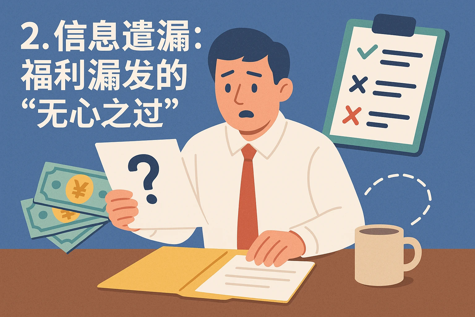 2. 信息遗漏：福利漏发的“无心之过”