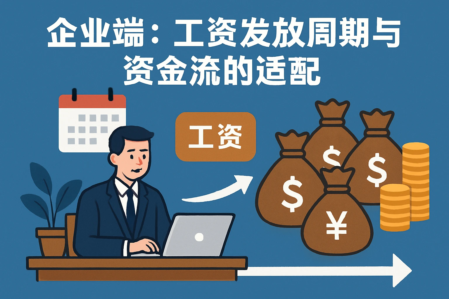 2. 企业端：工资发放周期与资金流的适配