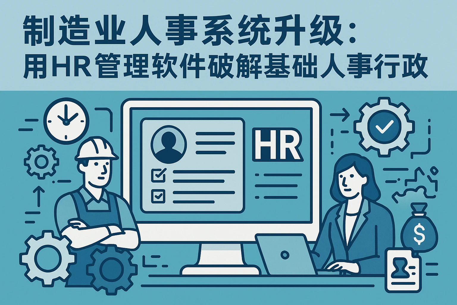 制造业人事系统升级：用HR管理软件破解基础人事行政的痛点