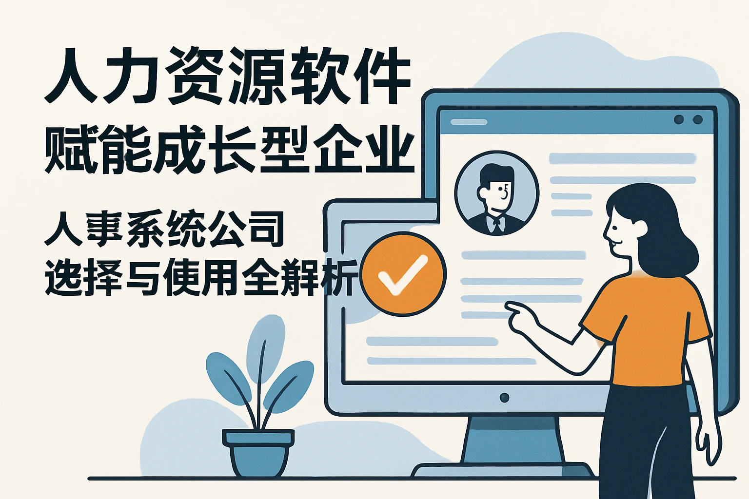 人力资源软件赋能成长型企业：人事系统公司选择与使用全解析