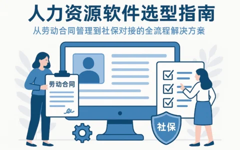 人力资源软件选型指南：从劳动合同管理到社保对接的全流程解决方案