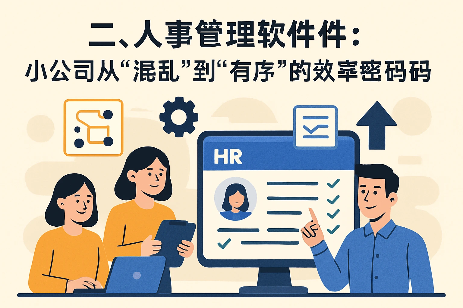 二、人事管理软件：小公司从“混乱”到“有序”的效率密码
