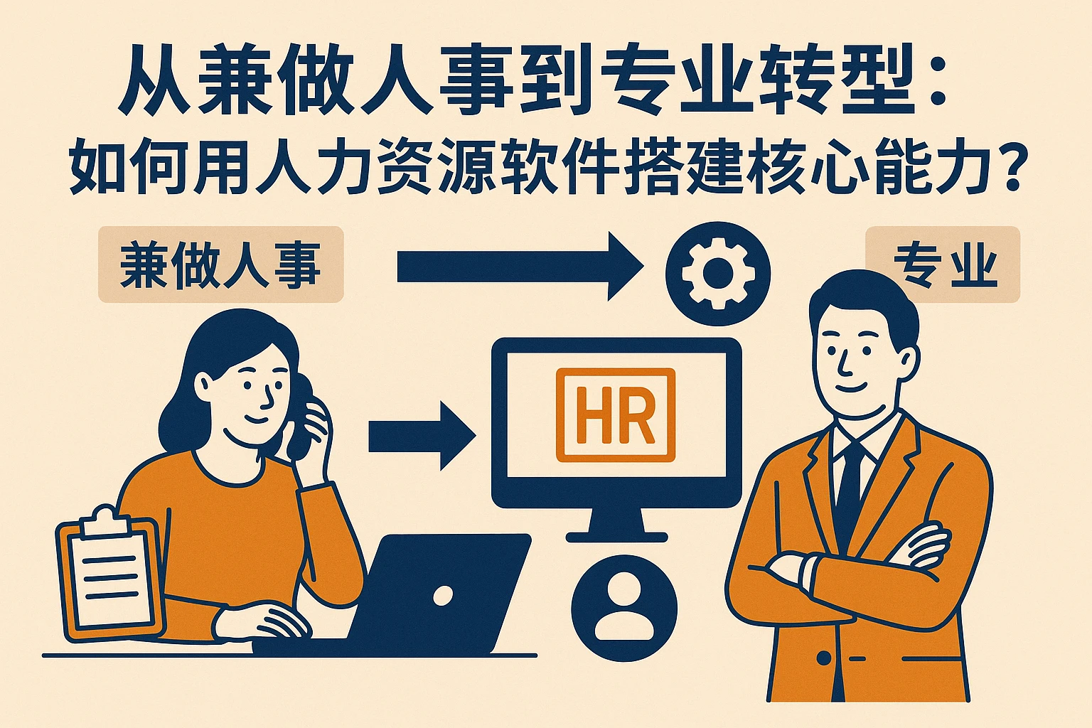 从兼做人事到专业转型：如何用人力资源软件搭建核心能力？
