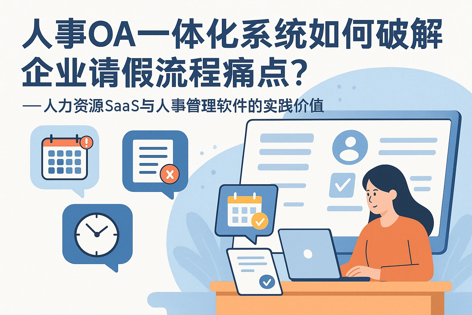 人事OA一体化系统如何破解企业请假流程痛点？——人力资源SaaS与人事管理软件的实践价值