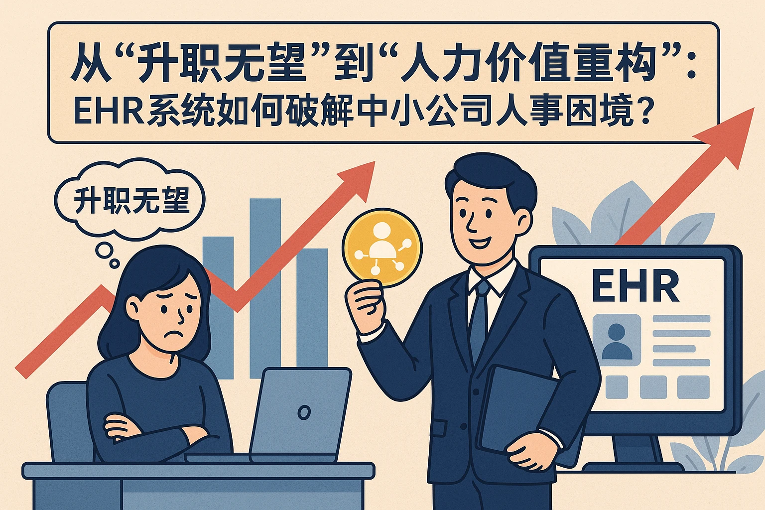 从“升职无望”到“人力价值重构”：EHR系统如何破解中小公司人事困境？